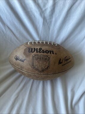 Super Bowl XXV Wilson Silver Anniversary Football 1991